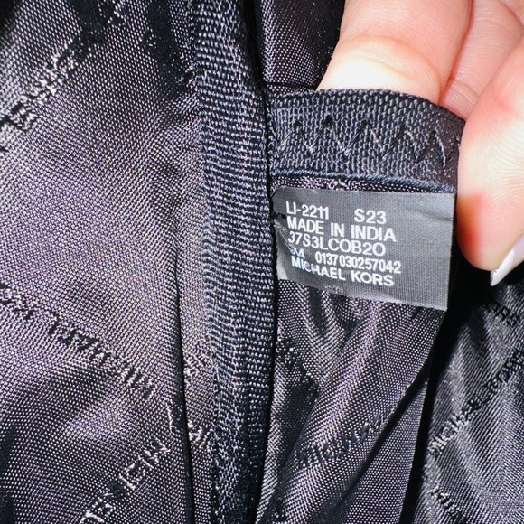 Michael Kors Cooper Signature PVC Graphic Logo Commuter Backpack Red Multi NWT - Picture 11 of 11